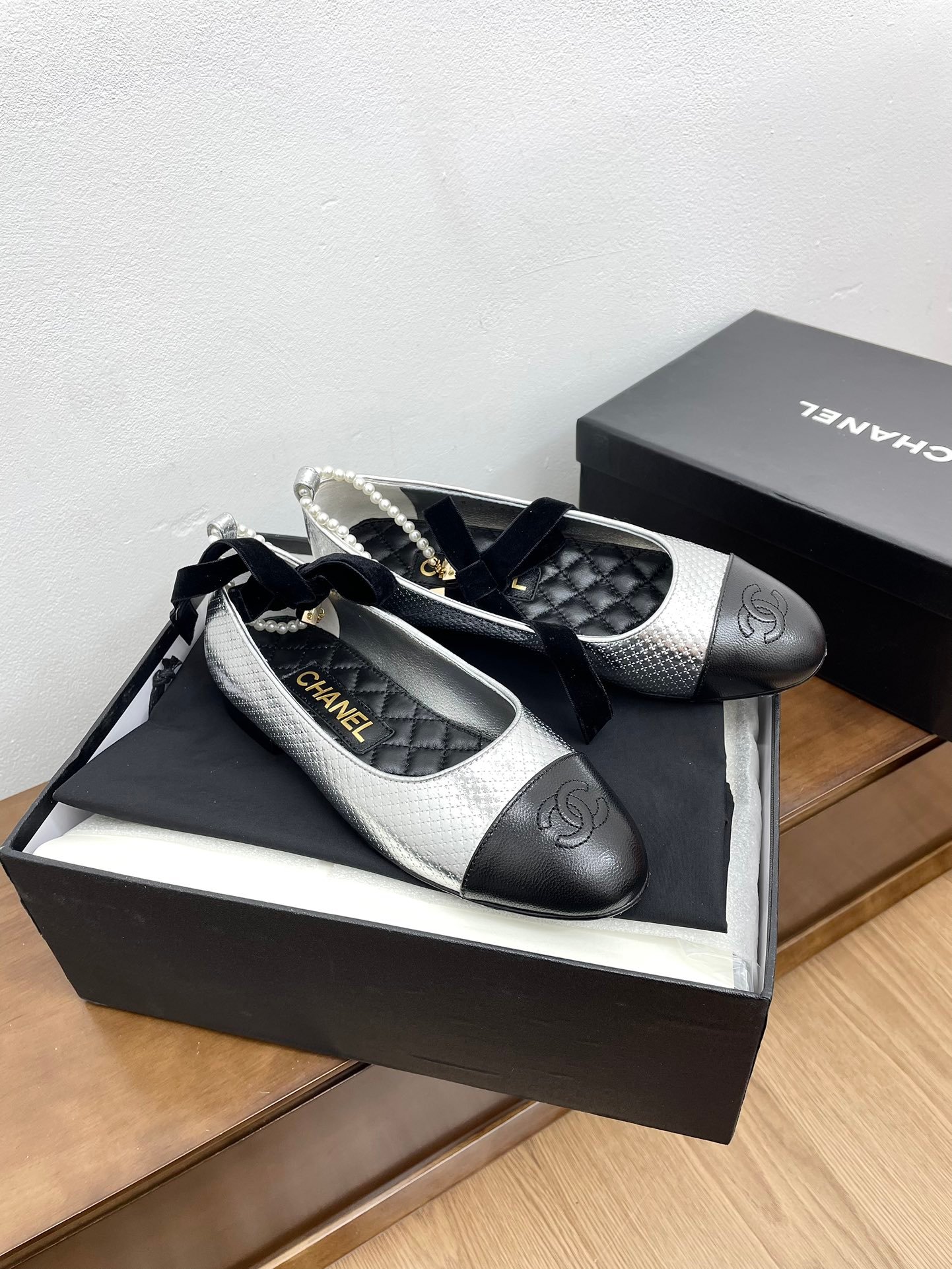 Chanel Mary Jane Flats