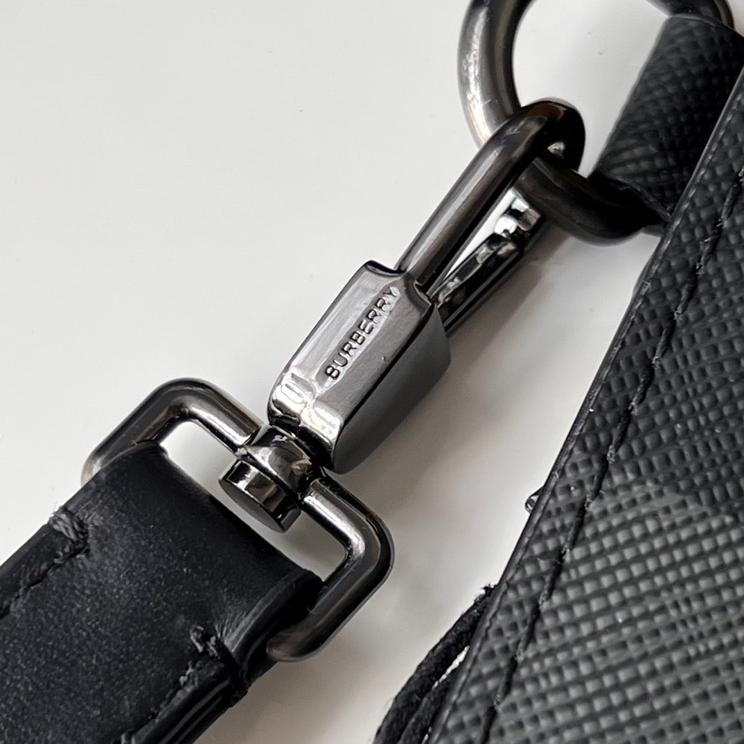 Burberry Check Leather Pouch