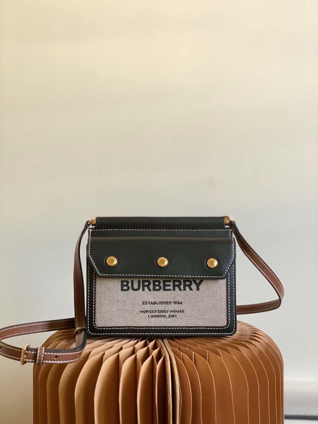 Burberry Mini Horseferry Print Title Bag