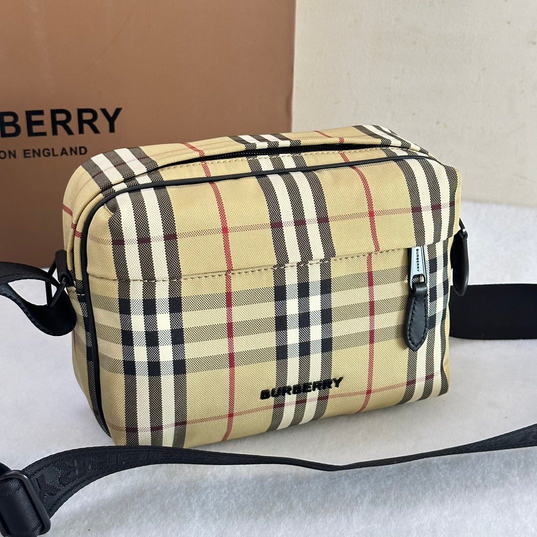 Burberry Paddy Checker Shoulder Bag