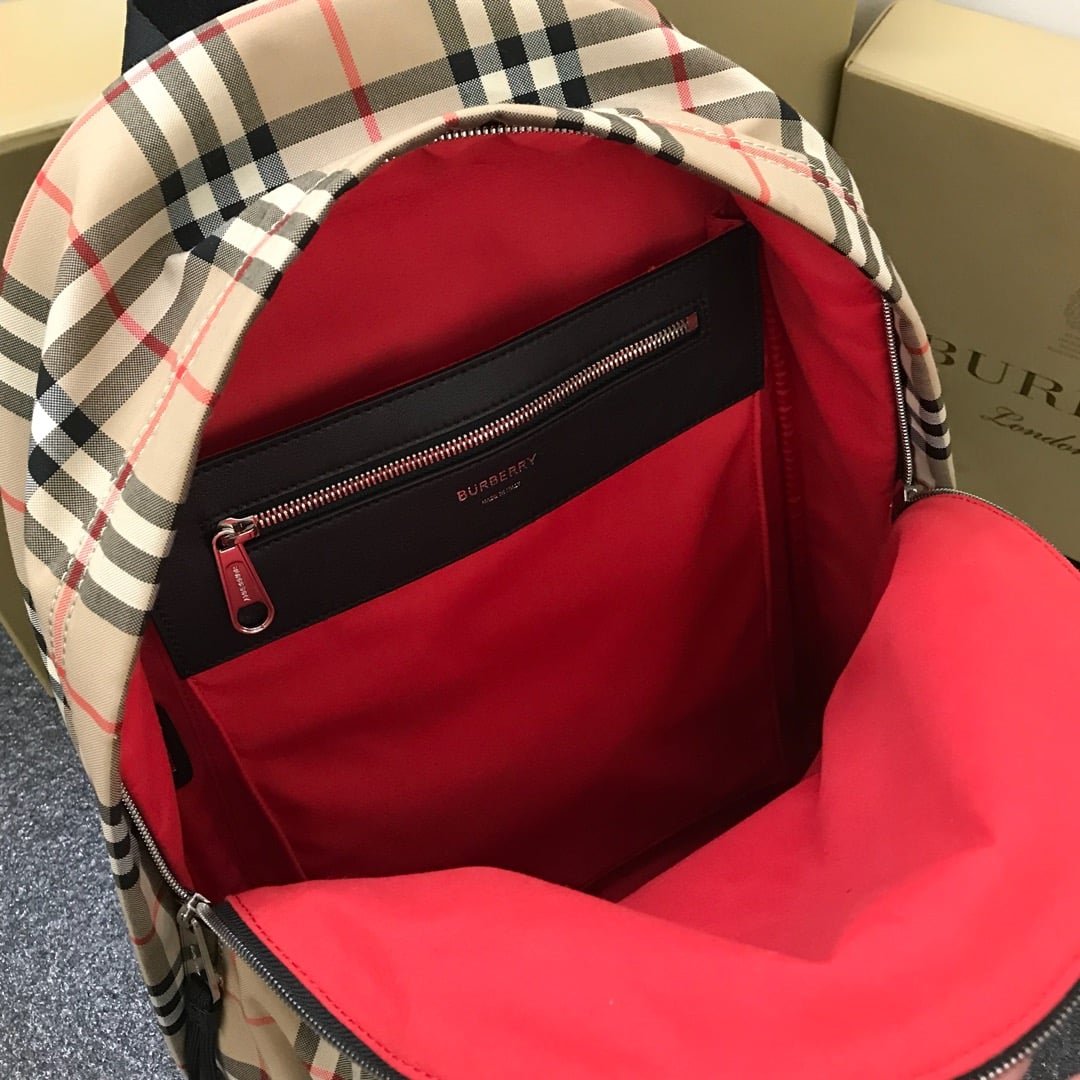 Burberry Vintage Check Nylon Backpack