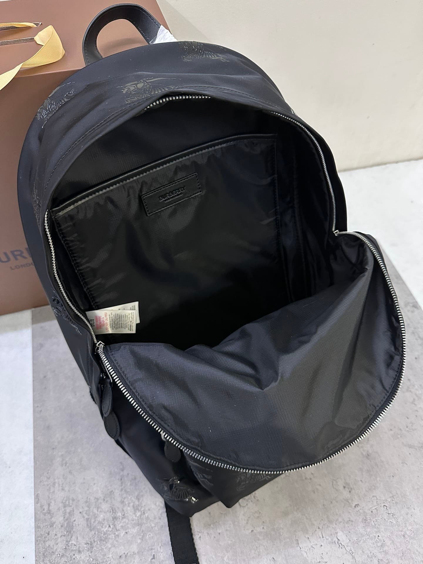 Burberry EKD-Print Zipped Backpack