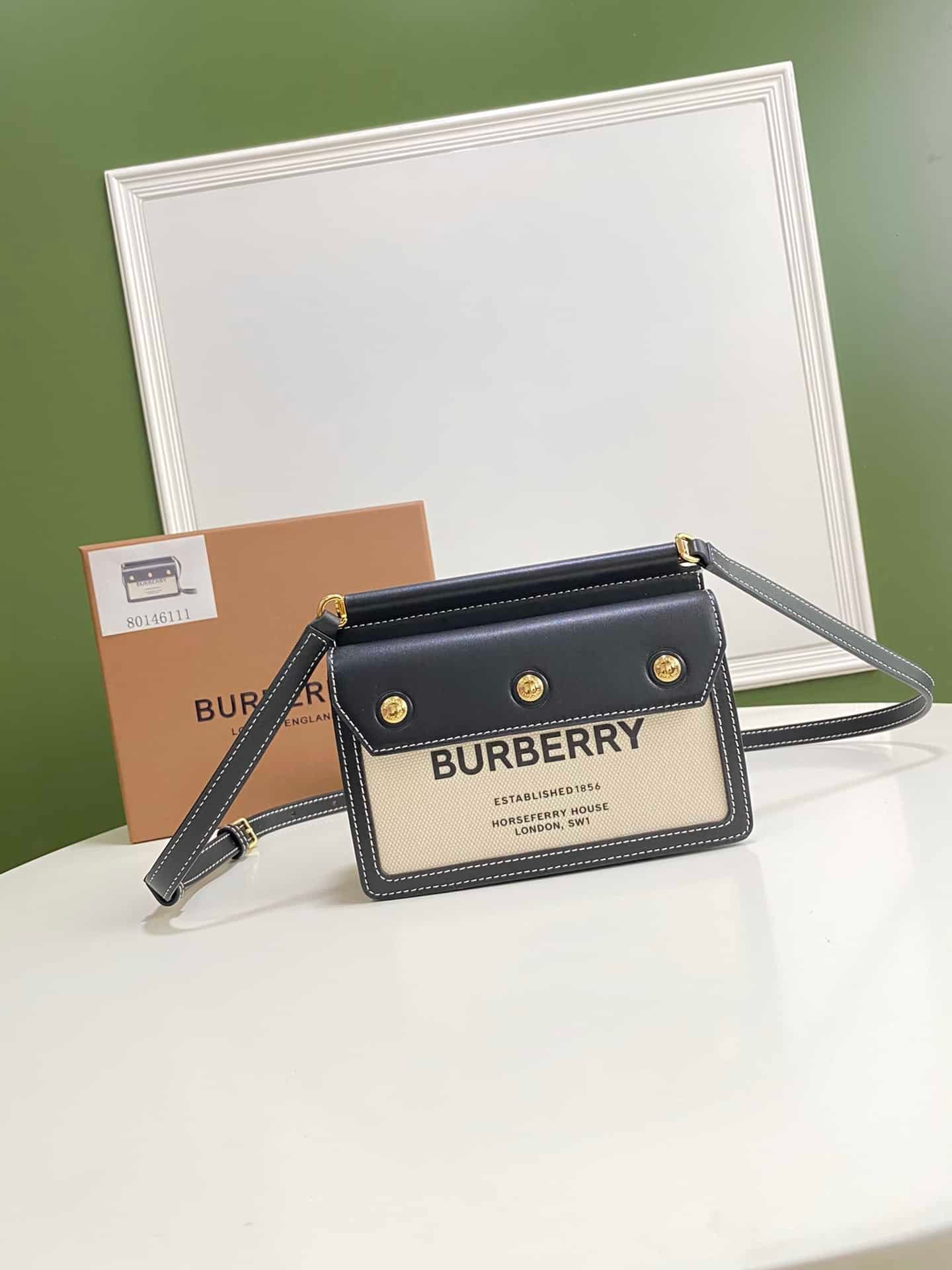 Burberry Mini Horseferry Print Title Bag