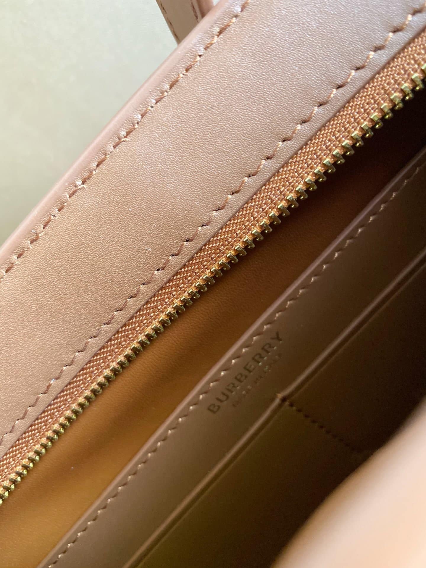 Burberry Leather TB Shoulder Bag