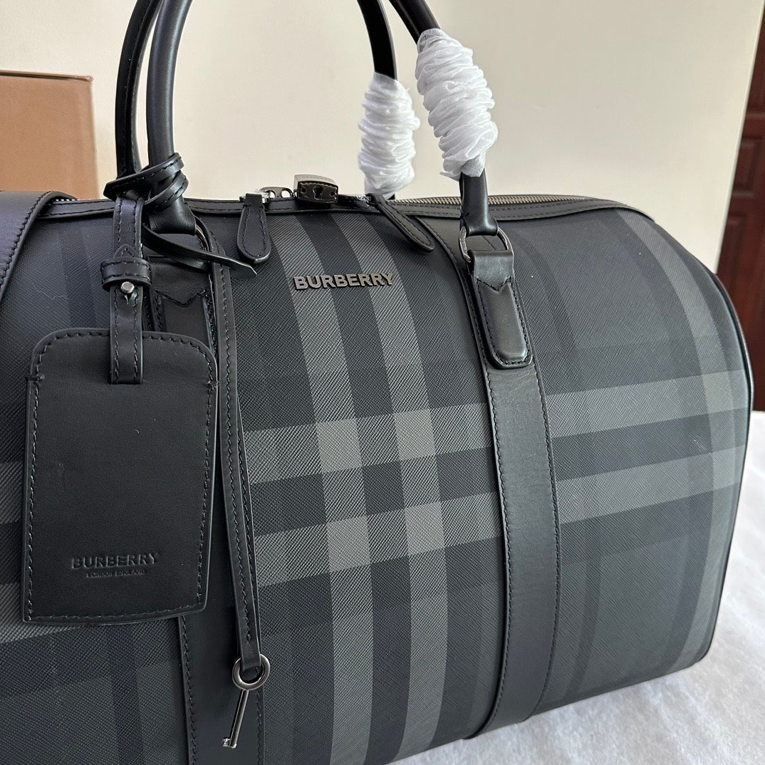 Burberry Check Duffel Bag