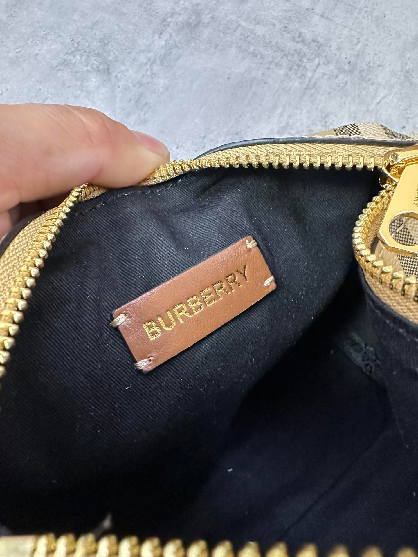 Burberry Mini Bowling Bag