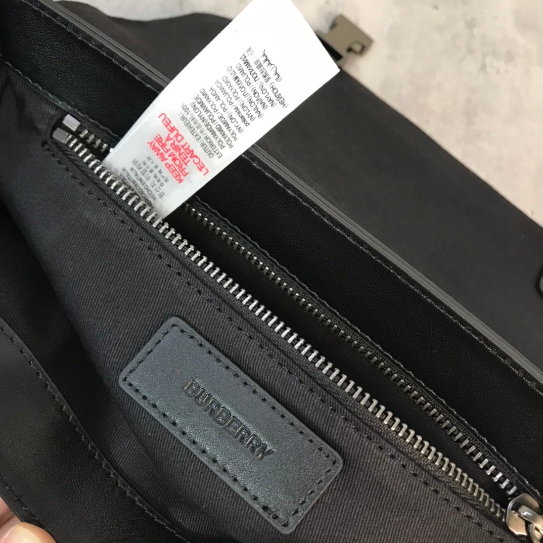 Burberry Checked Logo-Embossed Crossbody Bag