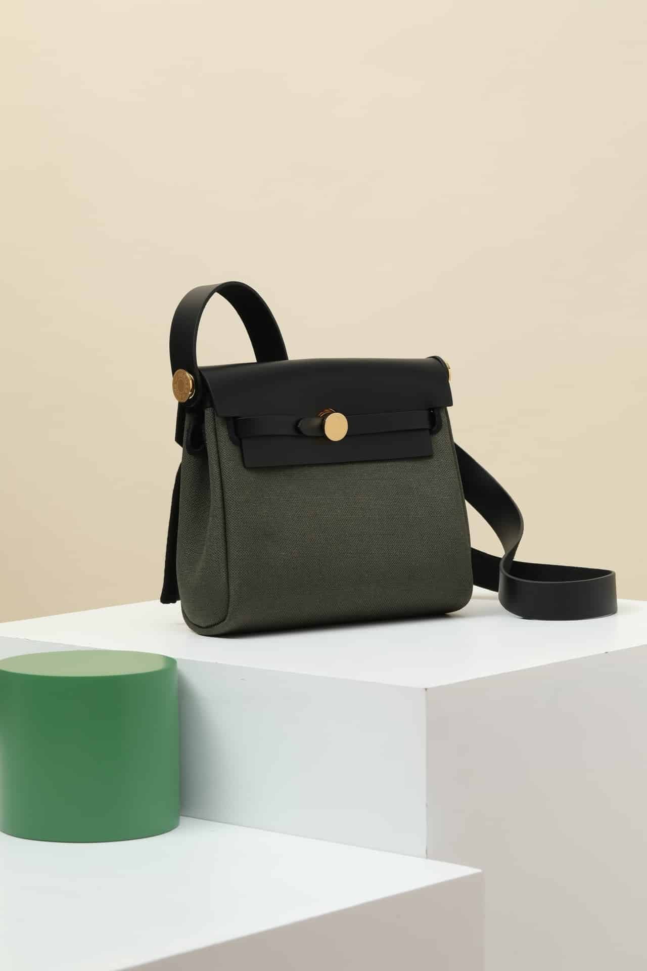 Hermès Herbag Olive Zip 31