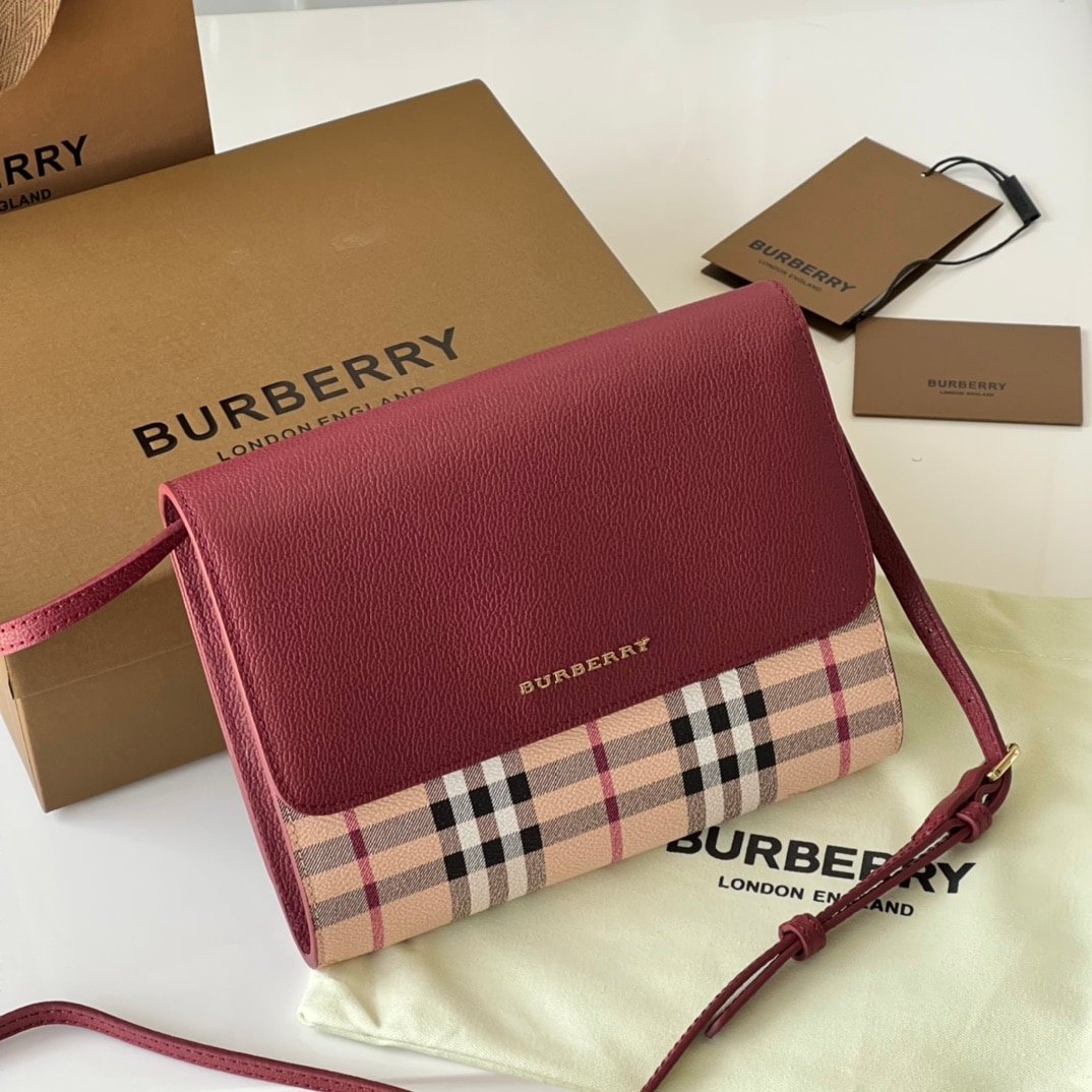 Burberry Haymarket Check Loxley Crossbody Bag