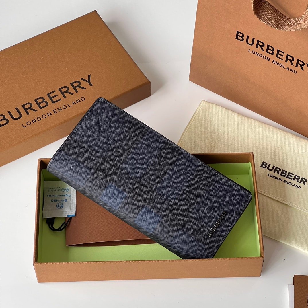 Burberry Check Long Card Holder