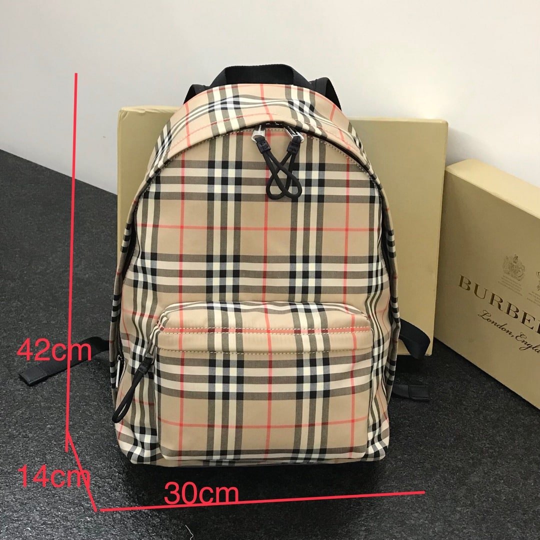 Burberry Vintage Check Nylon Backpack