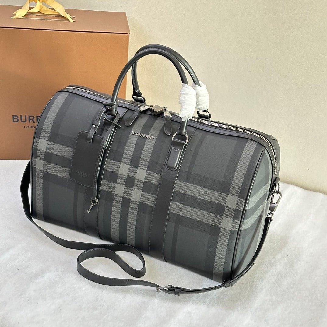 Burberry Check Duffel Bag