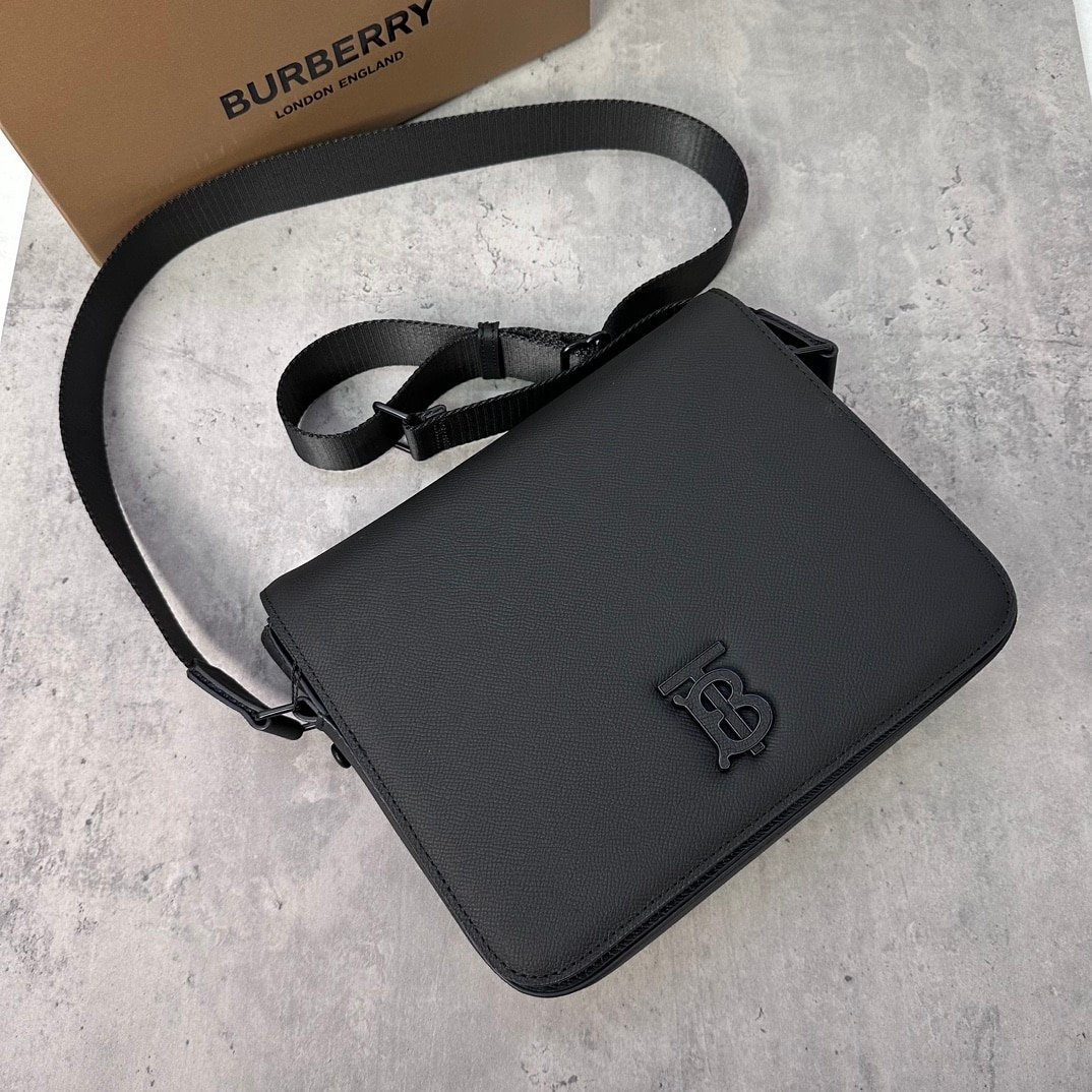 Burberry Small Alfred Leather Messenger Bag