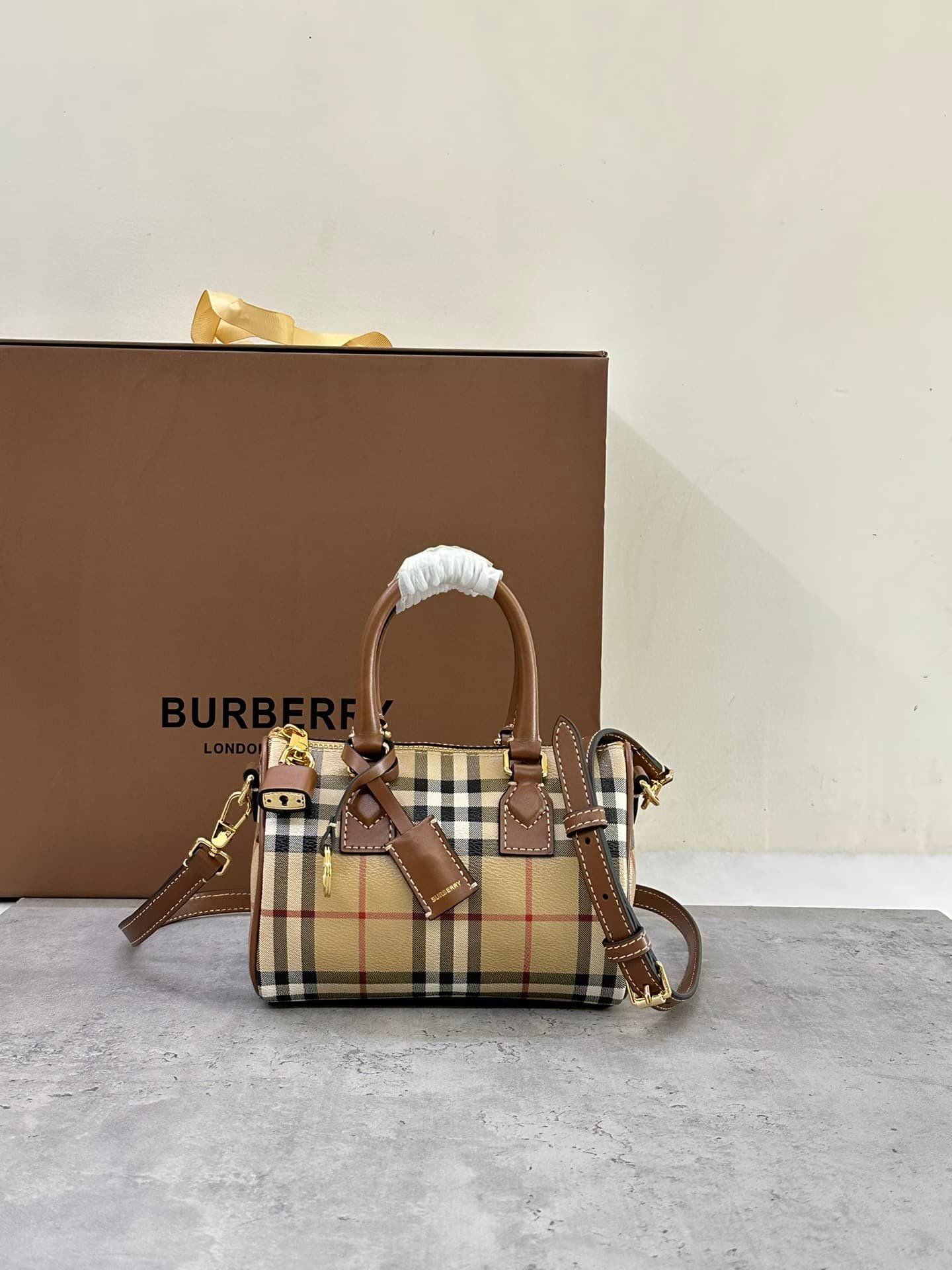 Burberry Mini Bowling Bag