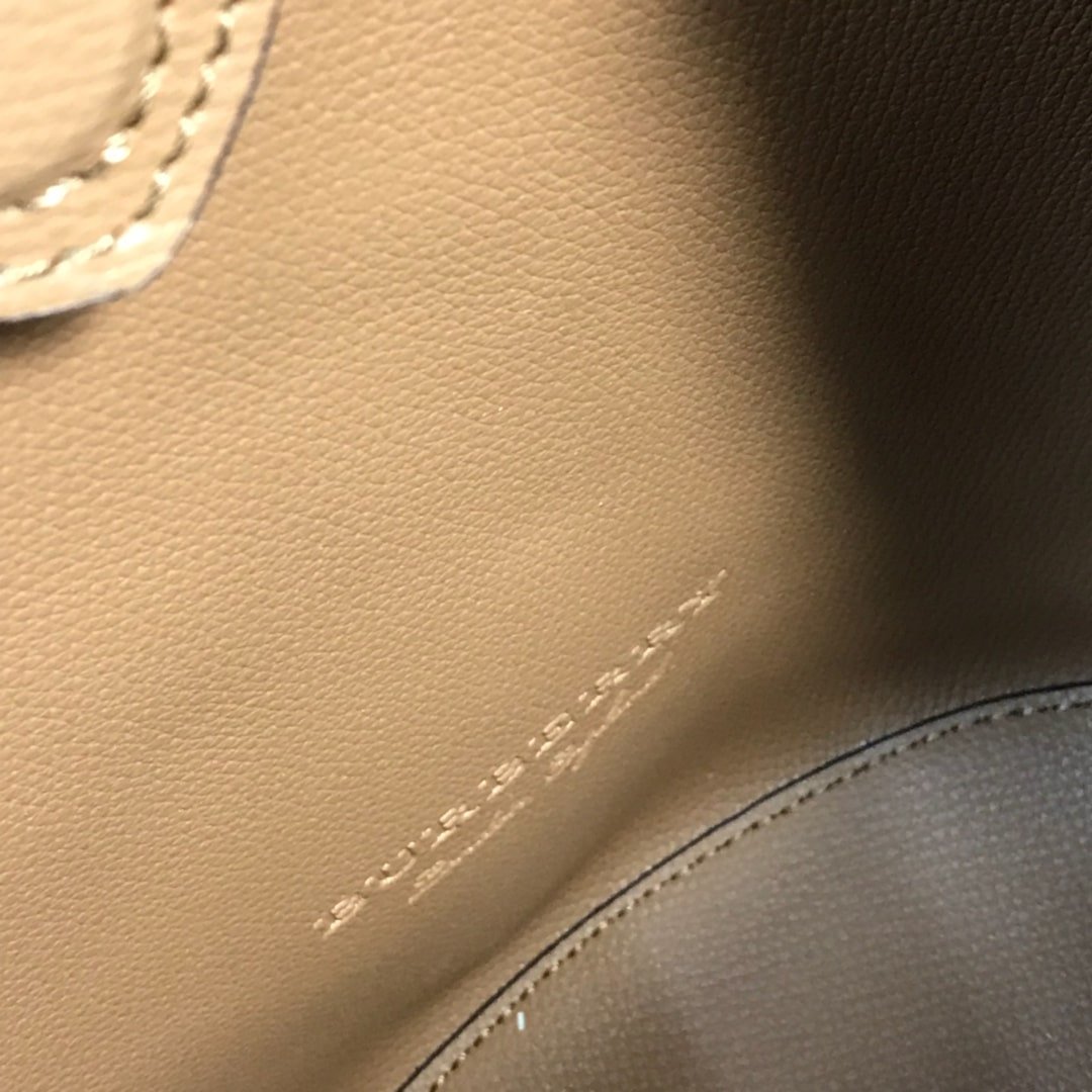 Burberry Lorne Haymarket Check Bucket Bag