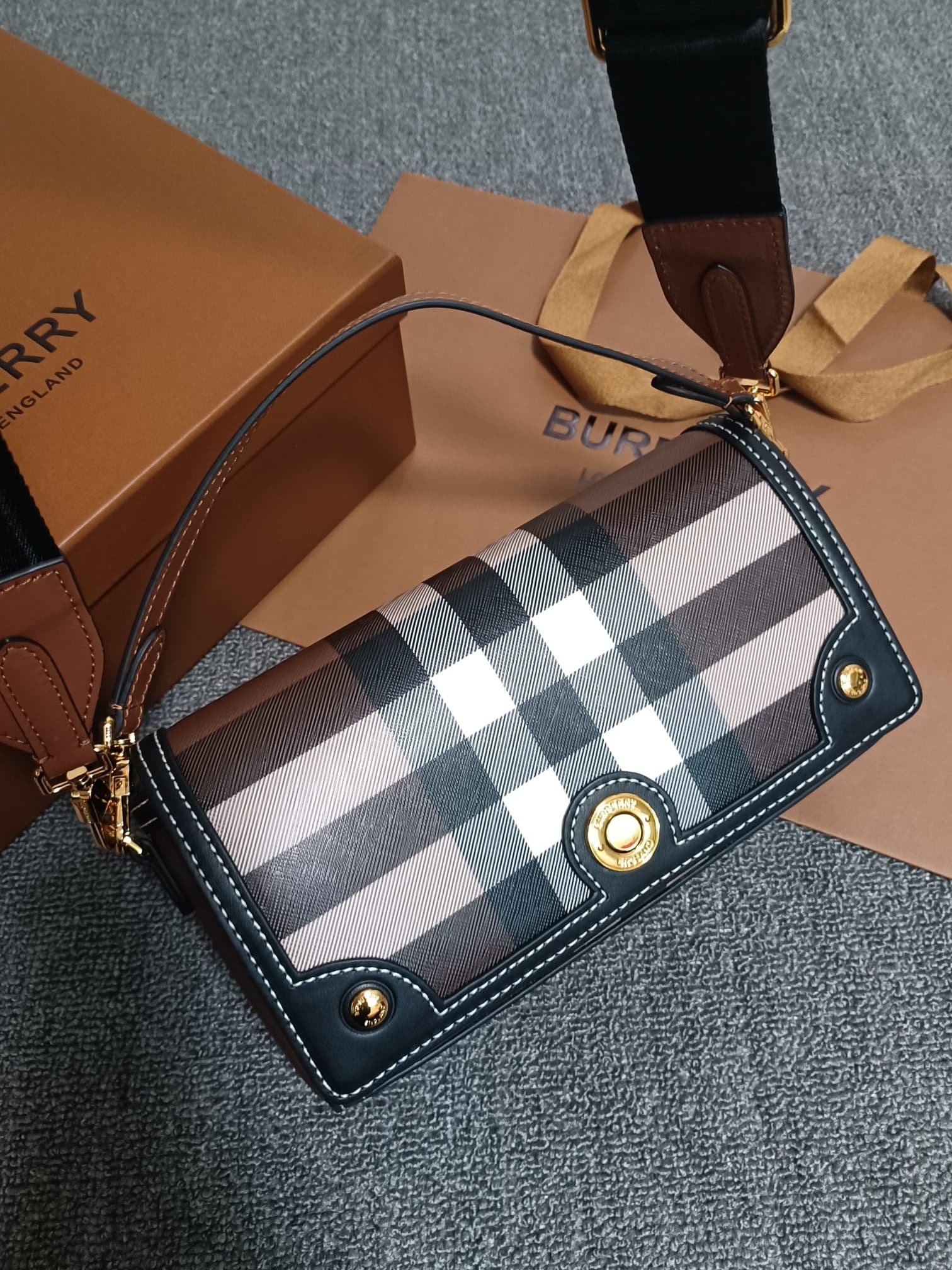 Burberry Check Crossbody Bag