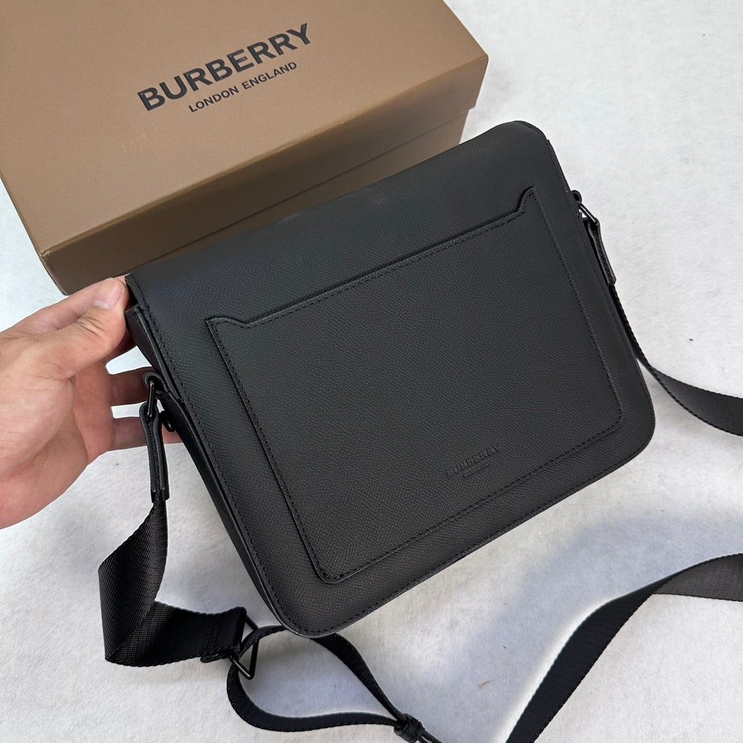 Burberry Small Alfred Leather Messenger Bag
