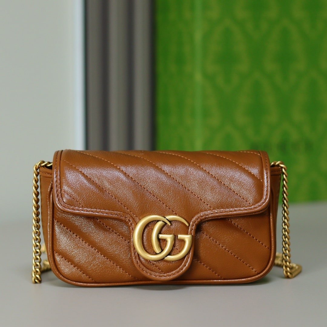 Gucci GG Brown Marmont Bag