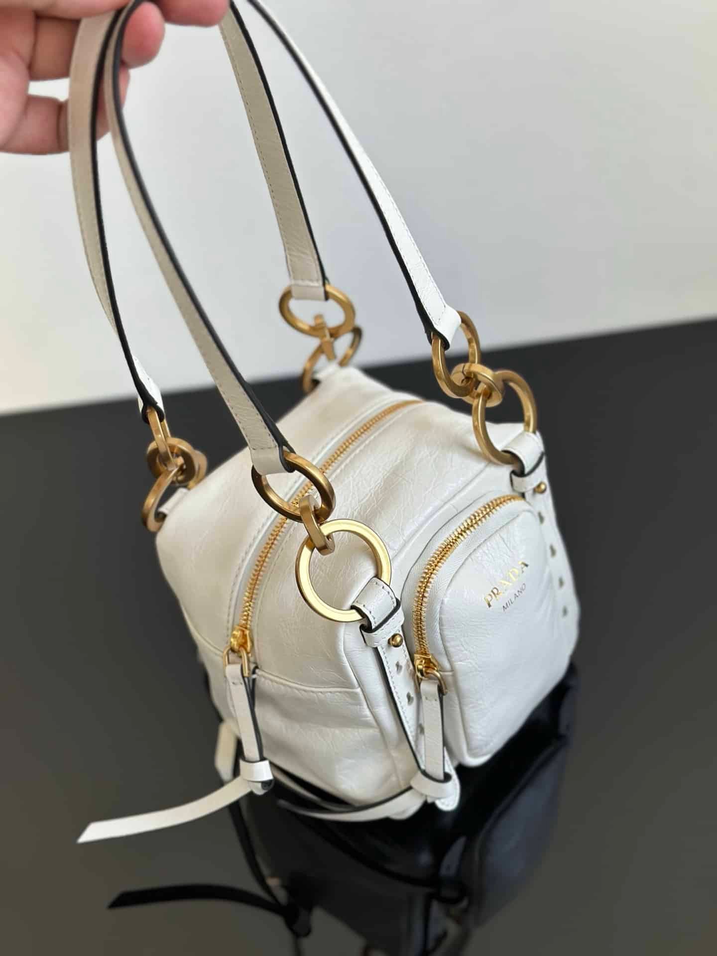 Prada Dangel Leather Mini Bag