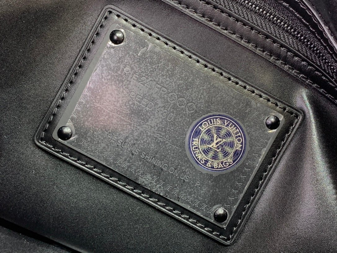 Louis Vuitton Soft Matte Black Speedy 30