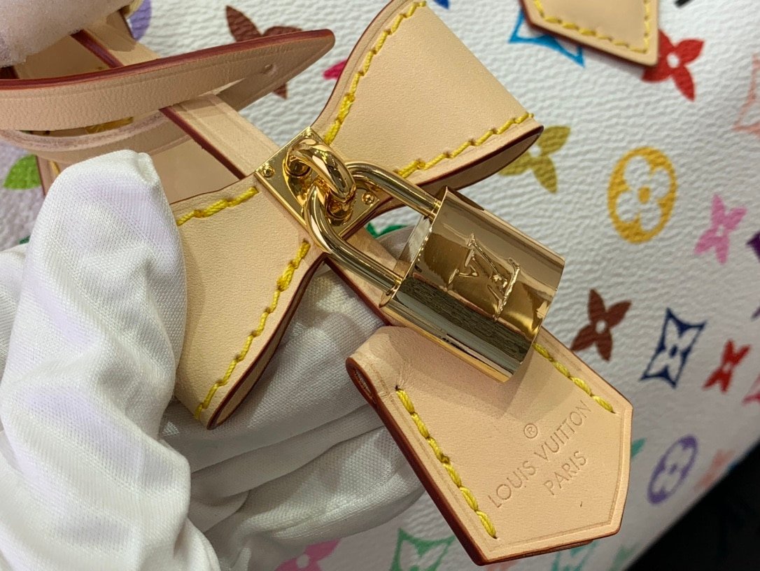 Louis Vuitton LV X TM Murakami White Speedy Soft 30