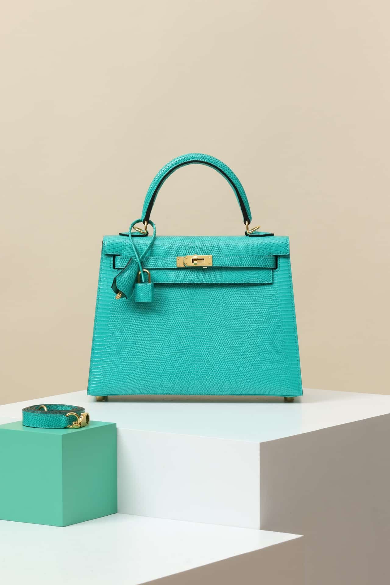 Hermès Kelly Turquoise 25