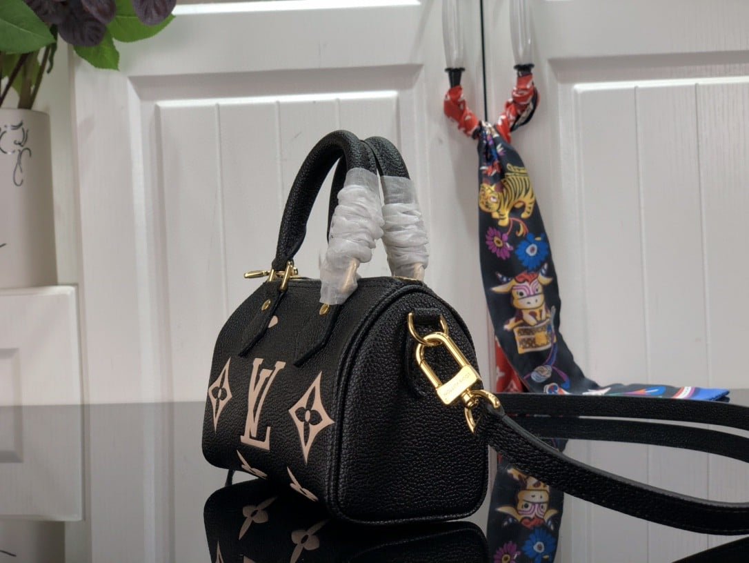 Louis Vuitton LV Monogram Nano Black Speedy