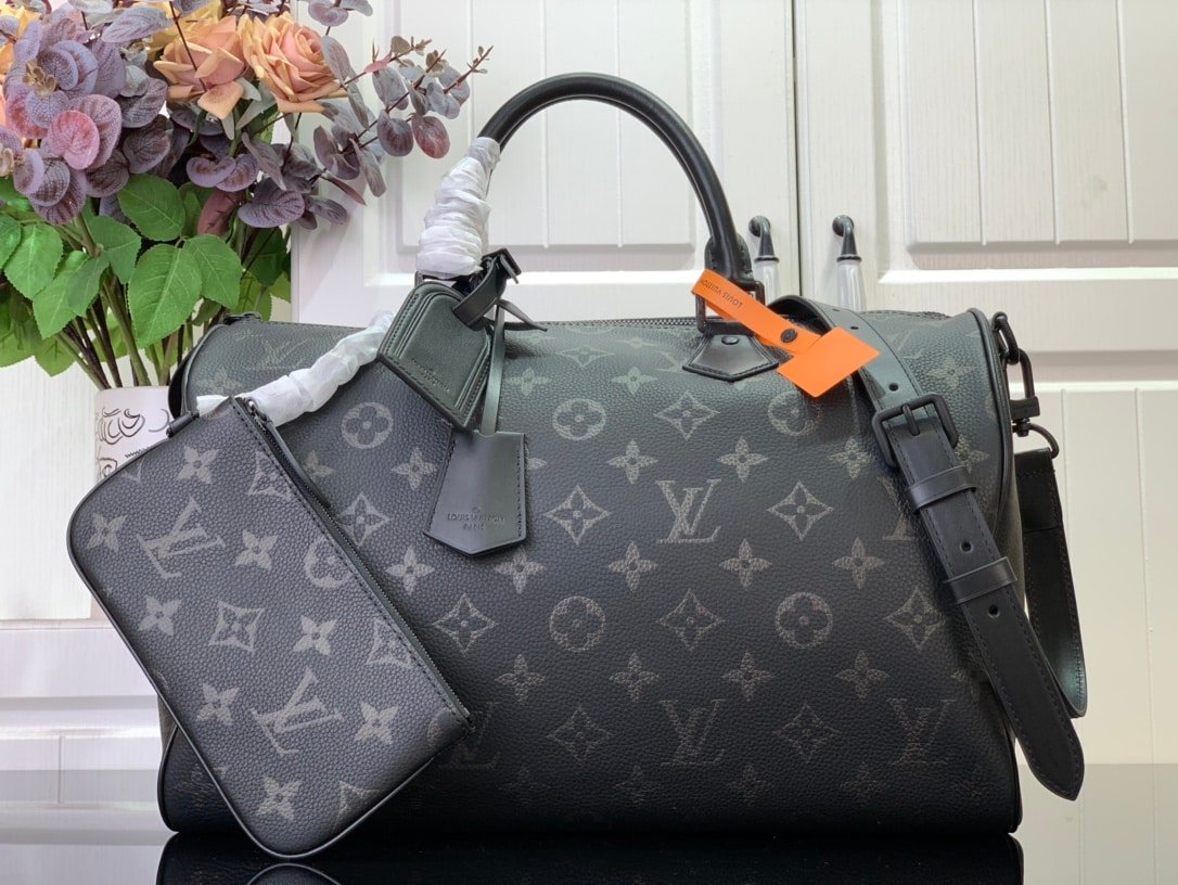 Louis Vuitton LV Soft Matte Black Speedy 40