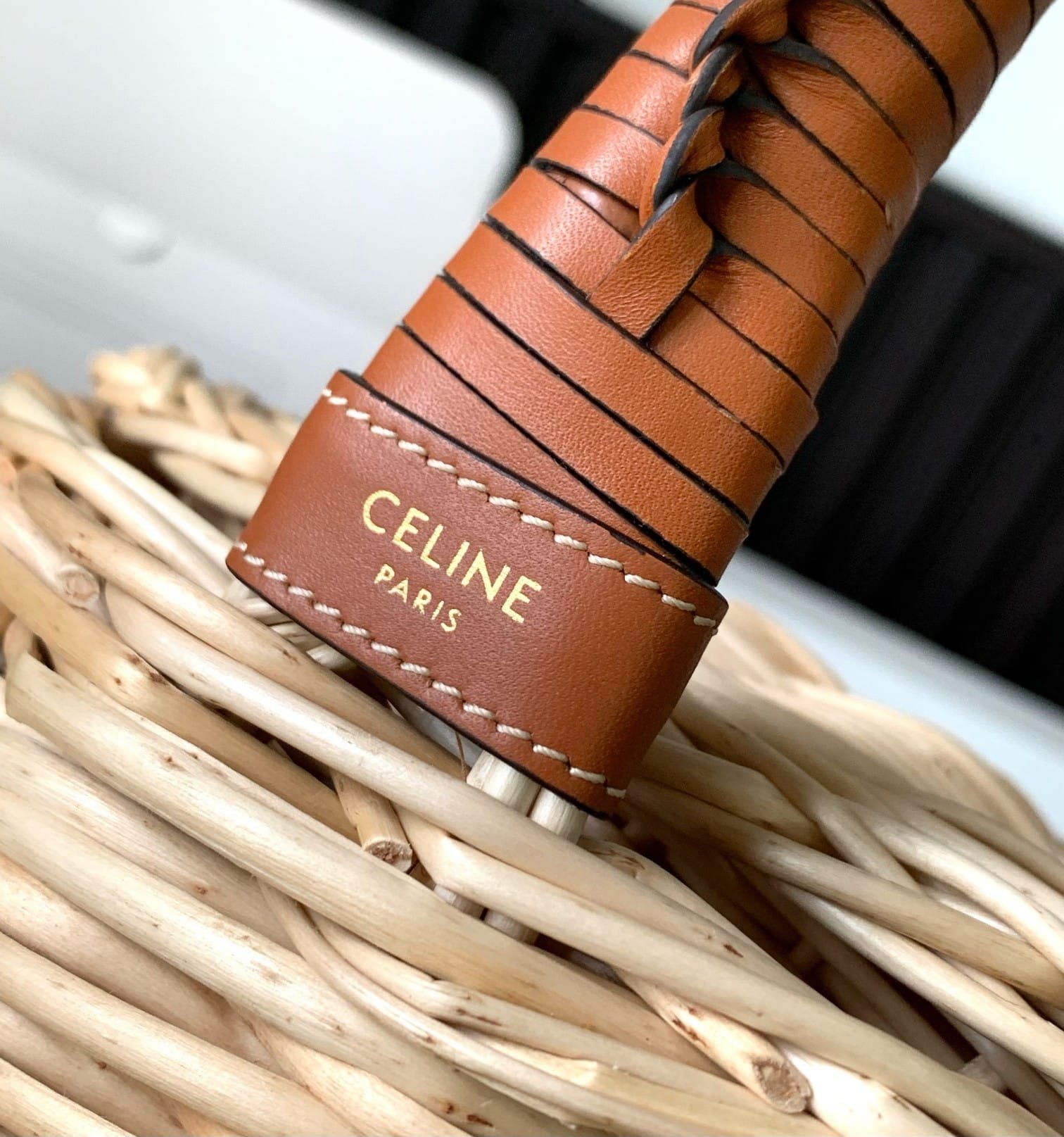Celine Basket in Wicker