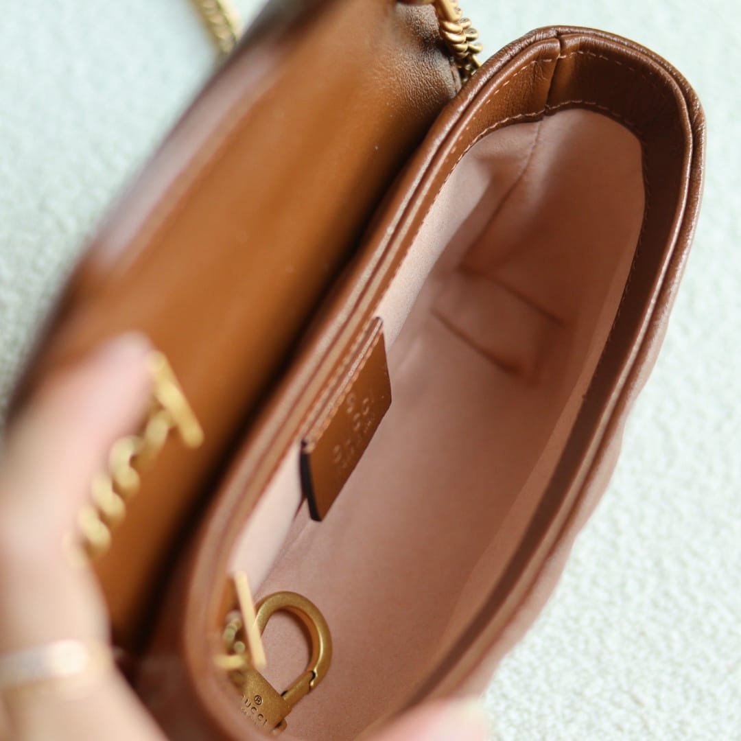 Gucci GG Brown Marmont Bag