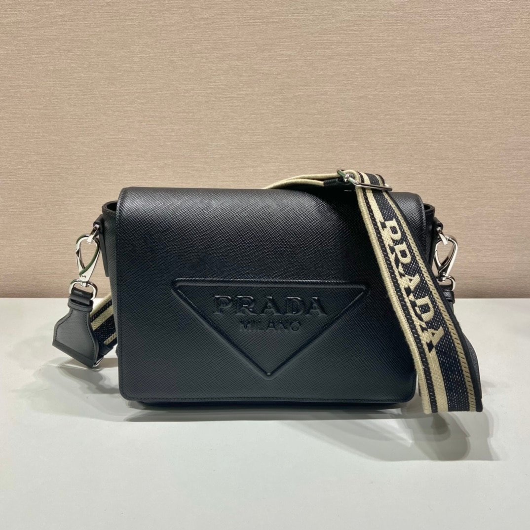 Prada Saffiano Leather Shoulder Bag