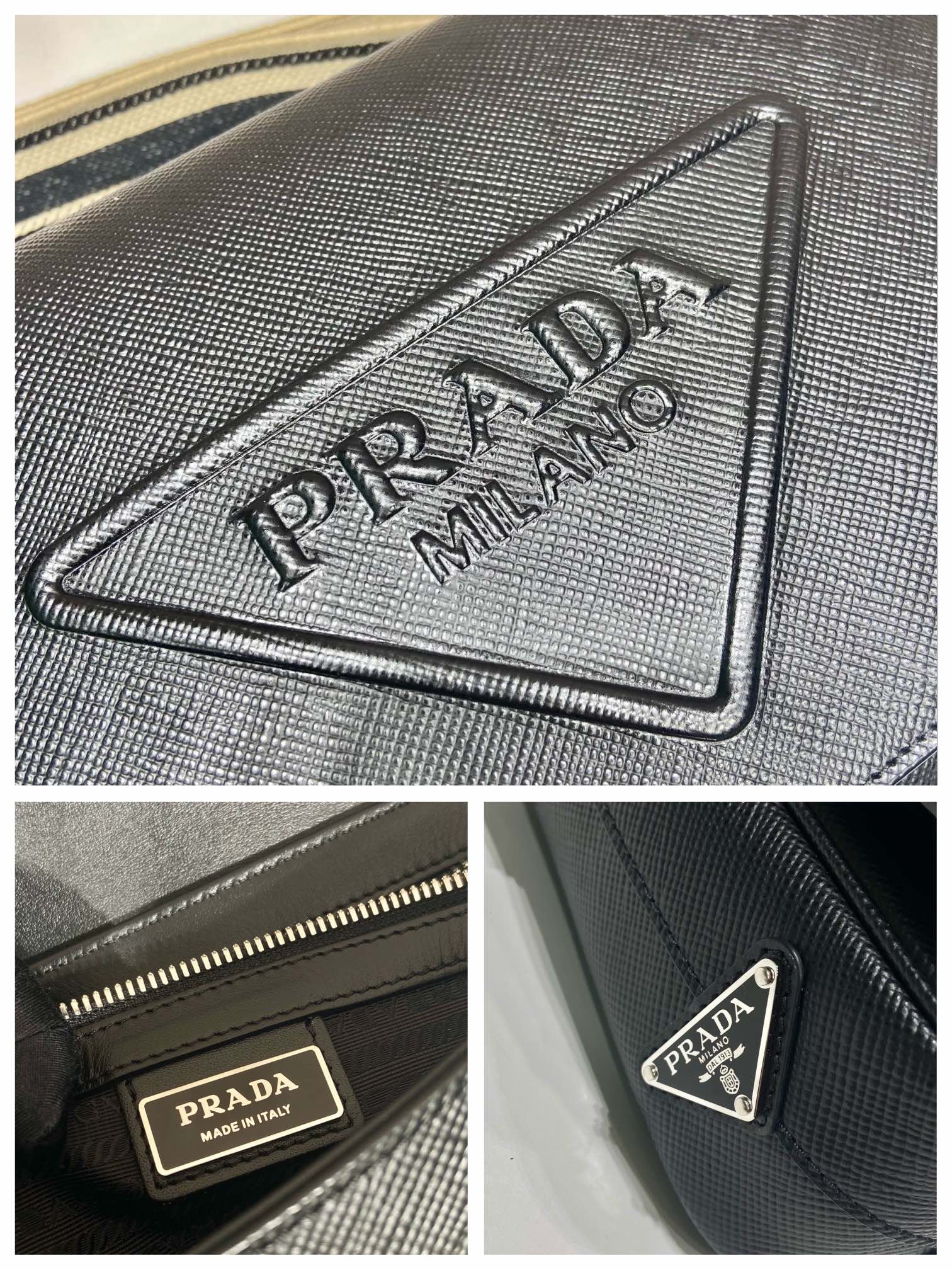 Prada Saffiano Leather Shoulder Bag