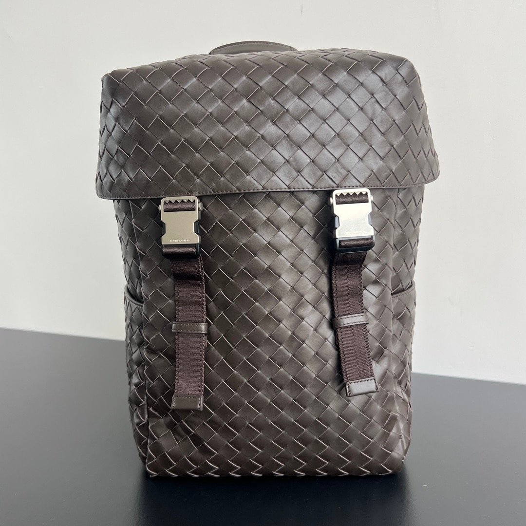 Bottega Veneta Intrecciato Leather Backpack