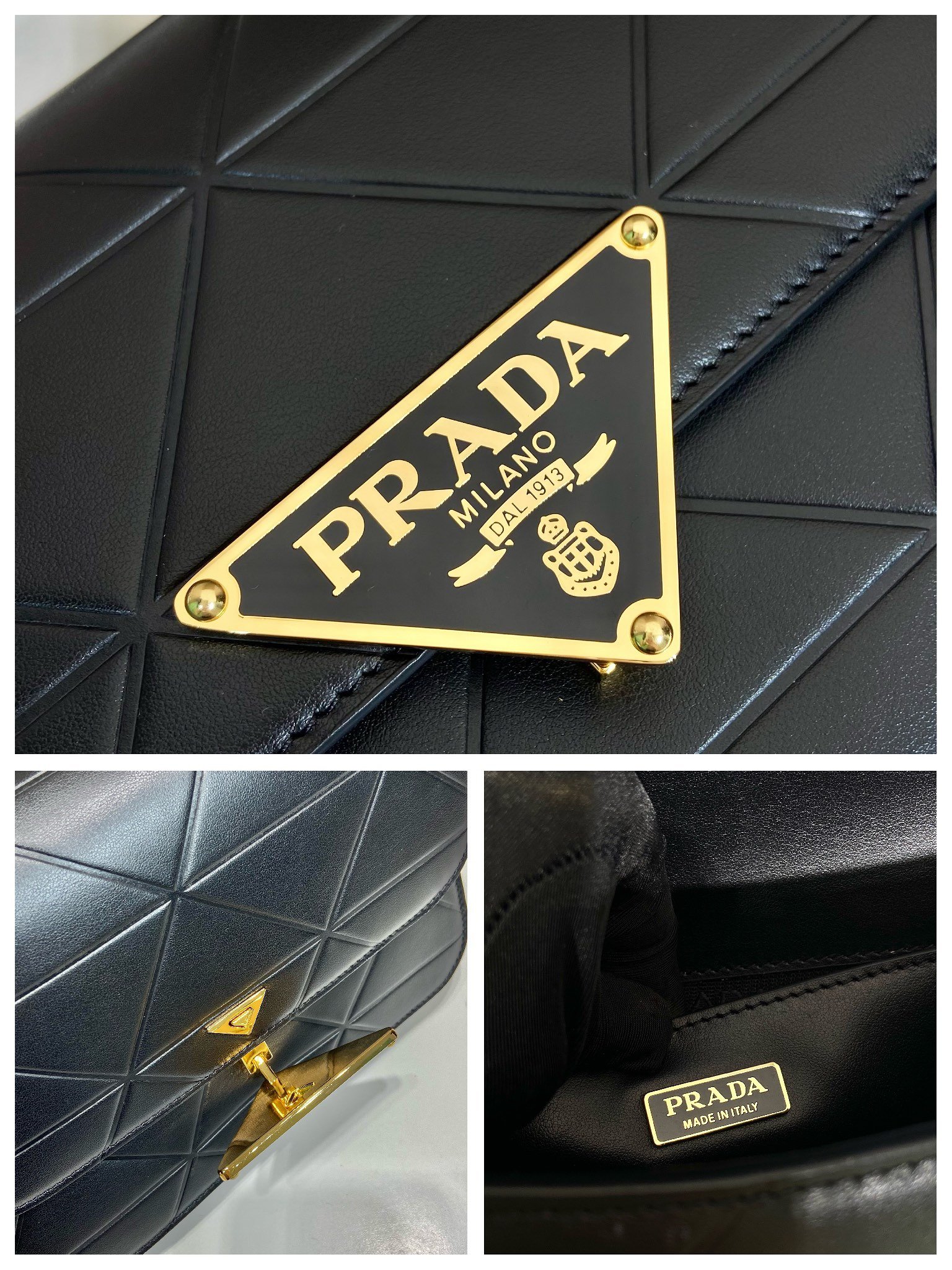 Prada Saffiano Leather Shoulder Bag