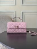 Chanel 25S Cross Handle Kelly Chain Bag – Pink