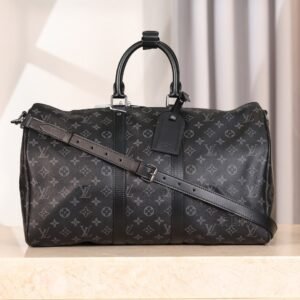 Louis Vuitton LV KEEPALL 45 Monogram Black