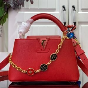 Louis Vuitton LV My Capucines Red Bag