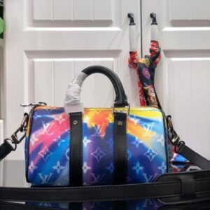 Louis Vuitton Lv Monogram Sunset Keepall XS Multicolor