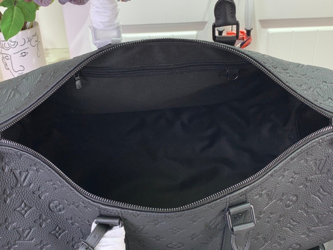 Louis LV Keepall Bandoulière Black 50 - Image 2