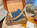 Louis Vuitton Side Trunk Handbag – Blue Denim