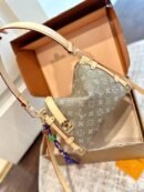 Louis Vuitton Side Trunk Handbag – Green Denim