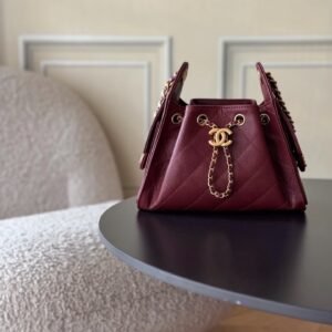 Chanel 25 Mehron Metallic Grained Calfskin Handbag