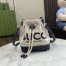 Gucci Canvas Bucket Bag