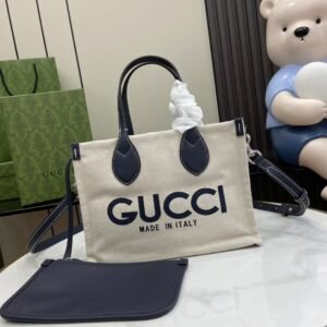 Gucci Logo Print Mini Tote Bag