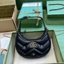 Gucci GG Marmont Half-Moon-Shaped Mini Bag