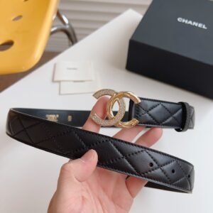 Chanel Interlocking CC Logo Belt