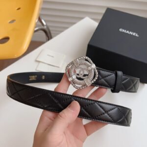 Chanel Interlocking CC Logo Belt