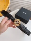Chanel Interlocking CC Logo Belt