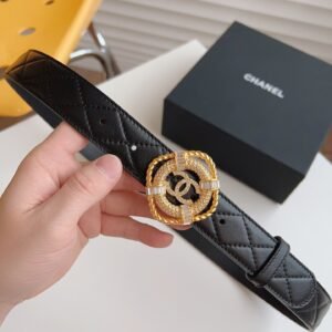Chanel Interlocking CC Logo Belt