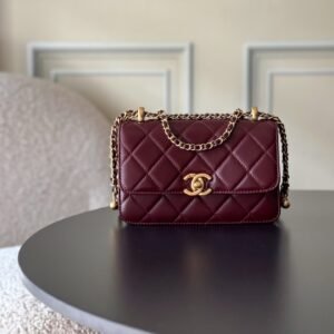 Chanel Pearl Handle Flap Bag